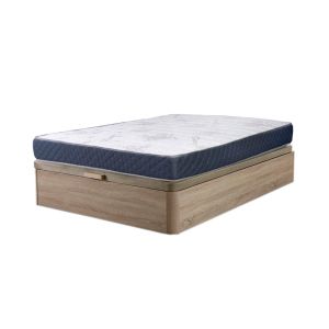 Cama dobrável canapé cambria 135 cm + colchão viscoelástico 23 cm