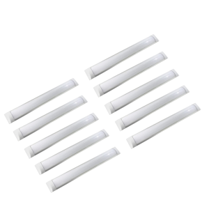 Pack x10 tiras de LED slim 36w, branco neutro 4200k, 120cm