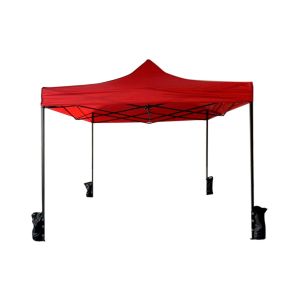 Tenda dobrável boldo vermelho 3x3 m