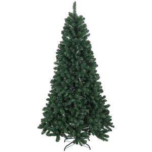 Árvore de natal PVC, aço color verde 97x97x180cm Homcom, casa - natal