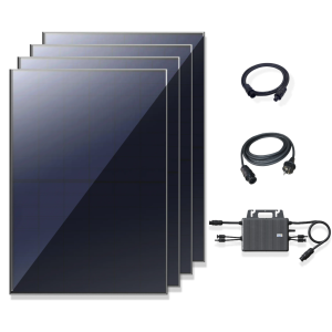 Robinsun®️ kit solar plug & play 1.760wp 4 painéis bifaciais - sem fixação