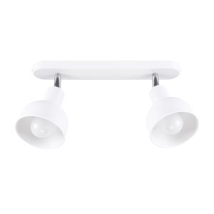 Lámpara de techo elba 2 blanco acero 47x18.5x24cm