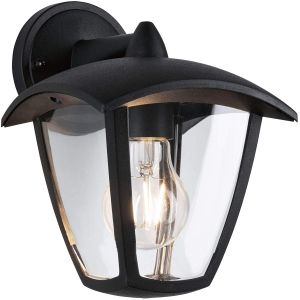 Cgc lighting luz de lanterna de parede exterior preta ip54