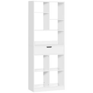 Estante para livros mdf color blanco 60x26x158cm Homcom