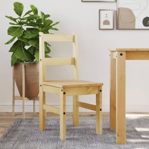 Cadeiras de jantar 2 pcs panama 40x46x90 cm pinho maciço ewg1567