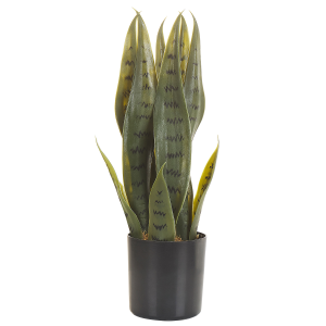 Planta artificial snake plant verde