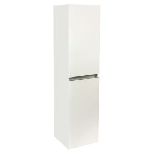 Trendy coluna mural de 2 portas - 30cm de largura - lacado branco brilhante