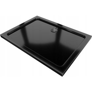 Base de duche antiderrapante 100x90cm, preto