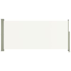 vidaXL toldo lateral retráctil de jardín crema 140x300 cm