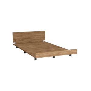 Base de cama kaia, com moldura mel  51.6 cm X  212.5 cm X 120 cm