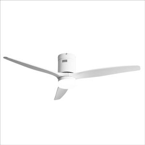 Ventilador de teto dc aguilon branco 18w 3 lâminas brancas