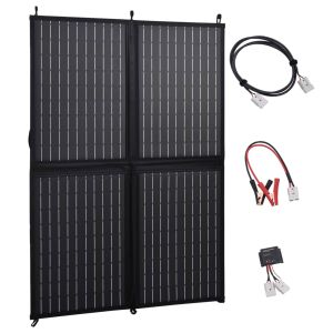vidaXL cargador solar plegable 100 w 12 v