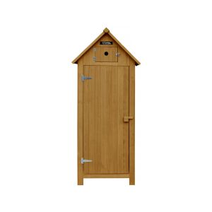 Armário para jardim "cabanon" -77 x 54.5 x 179 cm - marrom