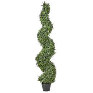 Planta artificial buxus spiral tree verde