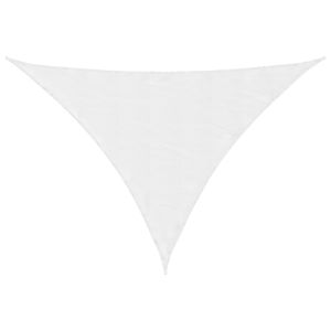 vidaXL toldo de vela triangular tela oxford blanco 4x4x5,8 m