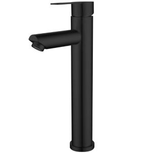 Grifo lavabo caño alto negro altadat coal grifers