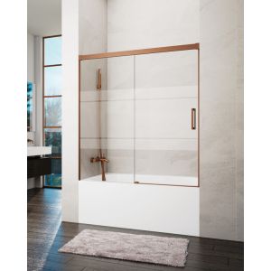 Resguardo banheira frontal+deslizante basic 155-160cm serigrafado cobre