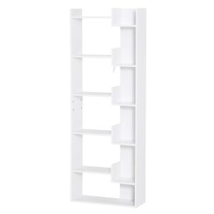 Estante de livros mdf color blanco 60cmx21cmx162,5cm Homcom