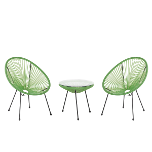 Conjunto de mesa e cadeiras acapulco ii verde