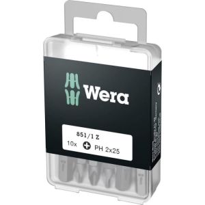 Broca phillips ph 2 wera 05072401001 liga de aço para ferramentas, extra-rí