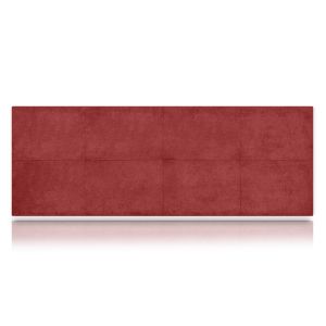 Cabeceros zeus tapizado nido antimanchas rojo 190x50 de sonnomattress