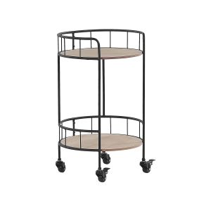 Carrito de cocina hiko metal negro