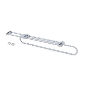 Emuca varão trombone extraível self para roupeiro, 450, pintado alumínio, a