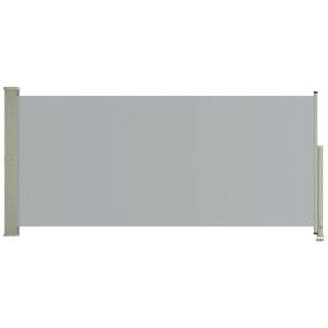 vidaXL toldo lateral retráctil de jardín gris 140x300 cm