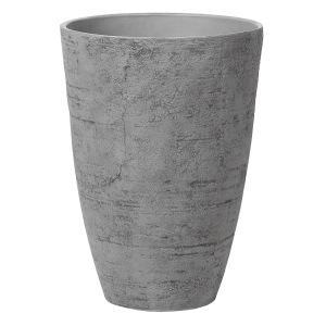 Vaso para plantas em pedra cinzenta 43 x 43 x 60 cm camia