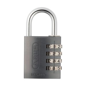 Cadeado - abus - 145/40 - alumínio - cinza - código ajustável