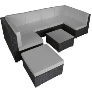 Conjunto de móveis de rattan veneza