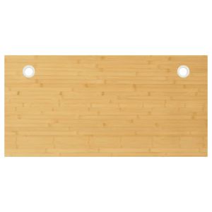 vidaXL tablero de escritorio de bambú 100x50x4 cm