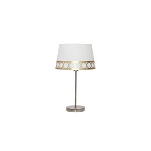 Fab 114871029 | candeeiro de mesa dalia 1xe14 branco/ouro