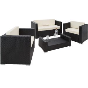 Conjunto de rattan sintético munique