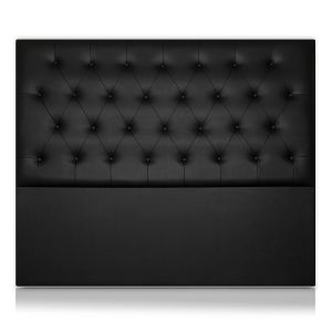 Cabeceros afrodita tapizado polipiel negro 115x120 de sonnomattress