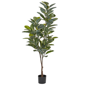 Planta artificial ficus elastica 160 cm verde