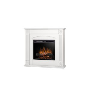 Lareira autónoma LED elétrica de pavimento - branco mate 23" - 107x100x29