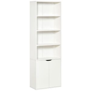 Estante para livros mdf color blanco 59x29x180 cm Homcom