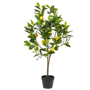 Planta artificial lemon tree 105 cm verde