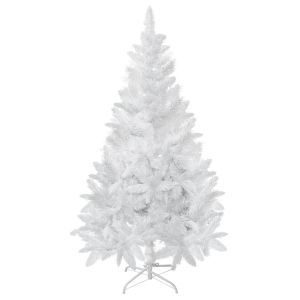 Árvore de natal artificial PVC e aço color blanco ø101x150cm Homcom