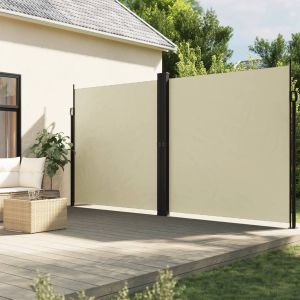 Toldo lateral retrátil 200x1000 cm cor creme