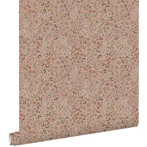 Estahome papel de parede flores rosa terracota - 0.53 x 10.05 m - 139700