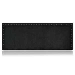 Cabeceros dafne tapizado nido antimanchas negro 220x55 de sonnomattress