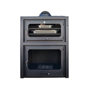 Joima - salamandra a lenha de encastrar com forno modelo brambi 17,50 kw