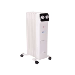 Radiador de aceite 1500W bajo consumo con recipiente para humidificación