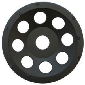 Placa de revestimento pcd black grinder d.125 x al. 22,23 mm x 9 pkd 1 mm -