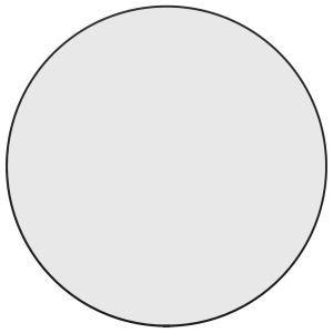 vidaXL espejo de pared redondo negro ø 60 cm
