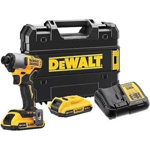 Driver de impacto Dewalt xr 18v - sem fio - bateria - profissional