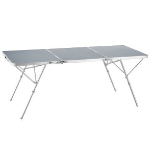 Mesa dobrável de alumínio jumbo com alá de transporte 180 x 70 x 70 cm, pra