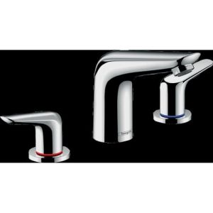 Misturador para lavatório hansgrohe novus com 3 furos extraível e cromado r